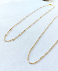 Basic ketting - Gold Plated