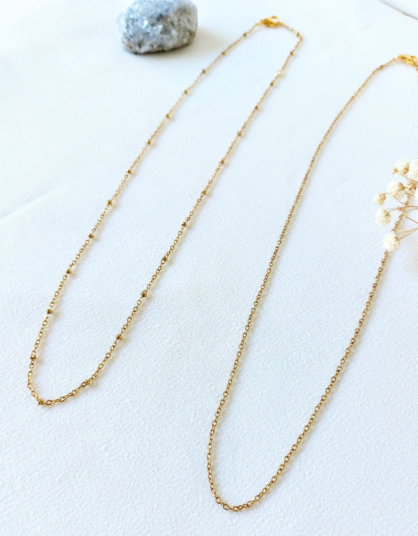 Basic ketting - Gold Plated