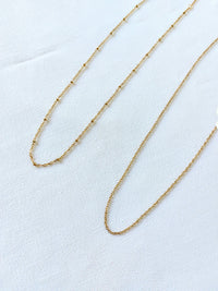 Basic ketting - Gold Plated