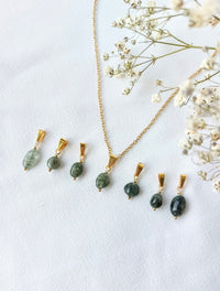 Ketting met Unieke Groene Rutielkwarts