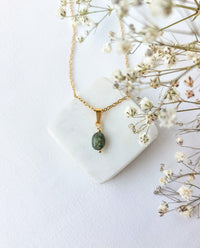 Ketting met Unieke Groene Rutielkwarts