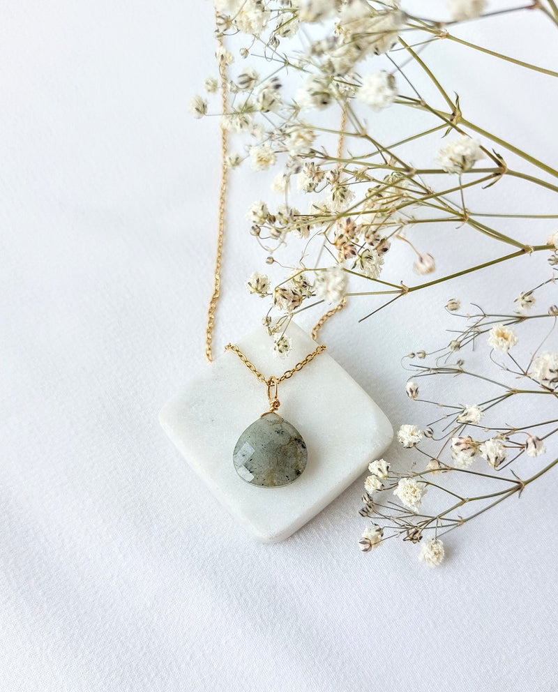 Ketting Elin - diverse edelstenen