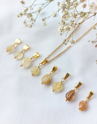 Ketting met Unieke Gouden Rutielkwarts