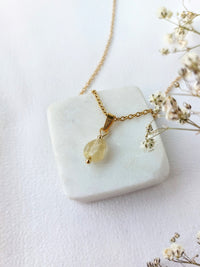 Ketting met Unieke Gouden Rutielkwarts