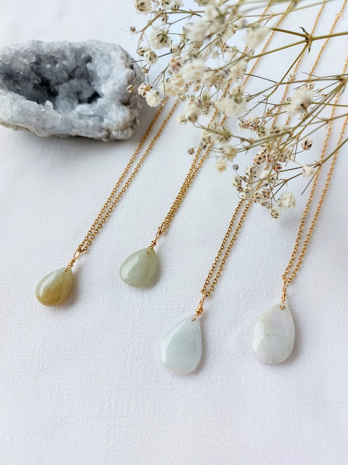 Ketting met Unieke Jade hanger