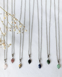 Ketting met diverse edelstenen