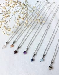 Ketting met diverse edelstenen