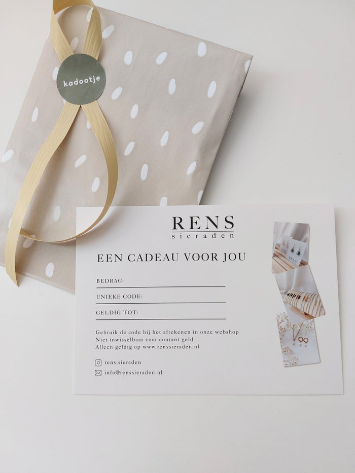 RENS Sieraden - Cadeaubon